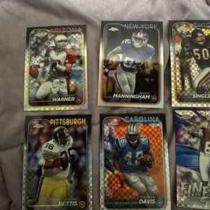 NFL Trading Cards Set - Arizona, New York, Pittsburgh, Carolina